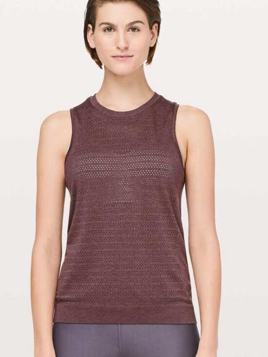 lululemon athletica Tops - Lululemon Breeze By Muscle Tank II - 6 Dark Adobe / Antique Bark